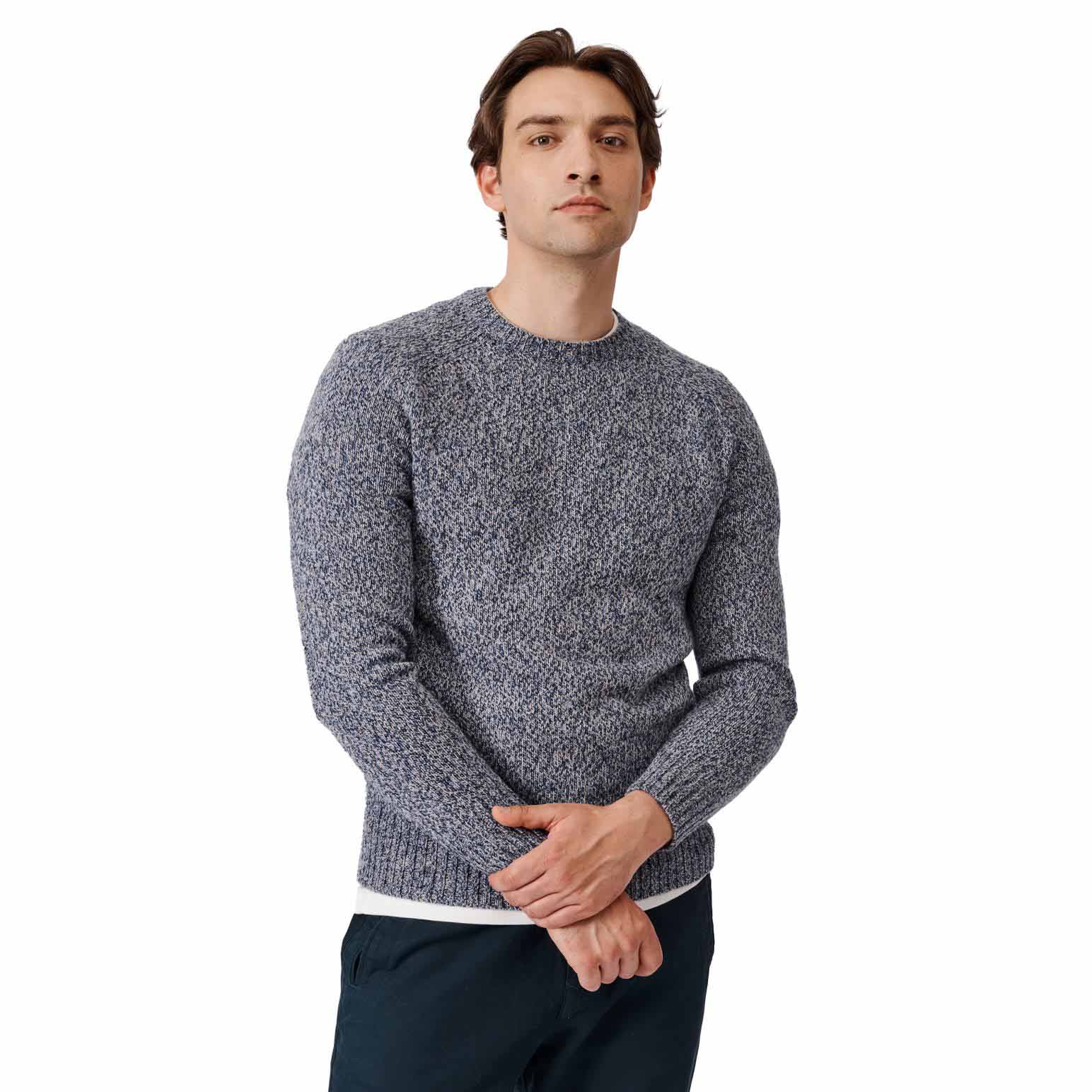 Aubin Riply Twist Crew Neck Jumper